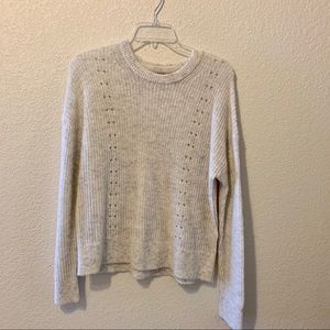 White/Light Cream Banana Republic Sweater